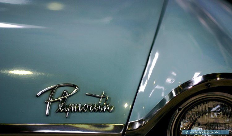 photo auto blau plymouth technikmuseum 